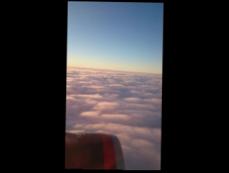 Самолёт AEROFLOT и приятно смотреть природы облака