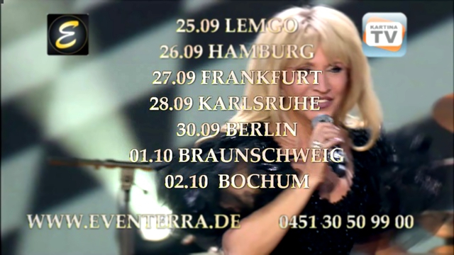 Подборка Ирина Аллегрова в Германии 2014 с программой 