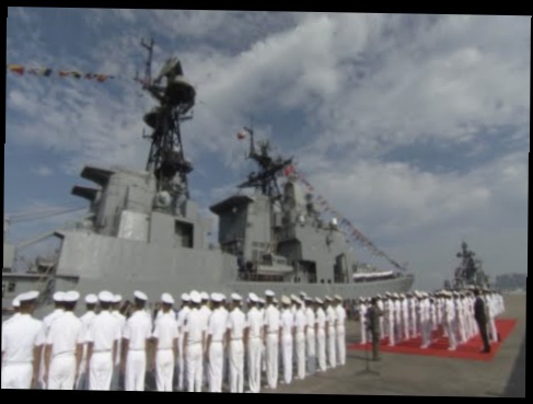Russian Fleet Arrives in South China For Joint Naval Drill