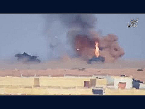 Горят как спички: ИГИЛ из ПТУРа уничтожает турецкие танки в районе Аль-Раи | Аль-Раи, Сирия