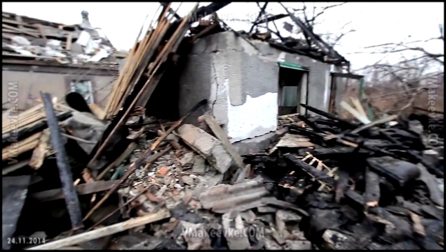 Подборка Обстрел Макеевки, пос.Свердлово. Украинская армия уничтожает жилые дома