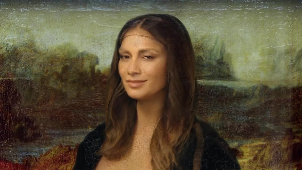 Smile Mona Lisa (Louvre Edition) рисунок